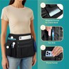 MELINON Multi-Pocket Waitress Apron: Adjustable Half Apron for Servers, Waiters,