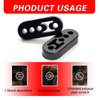 Sinytuto Pack-2 4 Holes Car Exhaust Hanger, Waterproof Durable Rubber