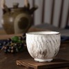 Marui Seiyo Shigaraki Ware 3-4498 Hechimon Tea Cup, Capacity: Approx.