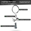 Tarpofix® Airline Fitting Ring (Pack of 6) | Airline Rail