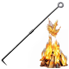 ZDSLASHES Fire Poker for Fire Pit, 30 Inch Lightweight Fire Poker, Detachable Portable Bonfire Poker for Fireplace, Camping, Wood Stove, Indoor, Outdoor Fire Pits & Camping Accessories
