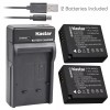 Kastar DMW-BLG10 Battery & Slim USB Charger for Panasonic Lumix