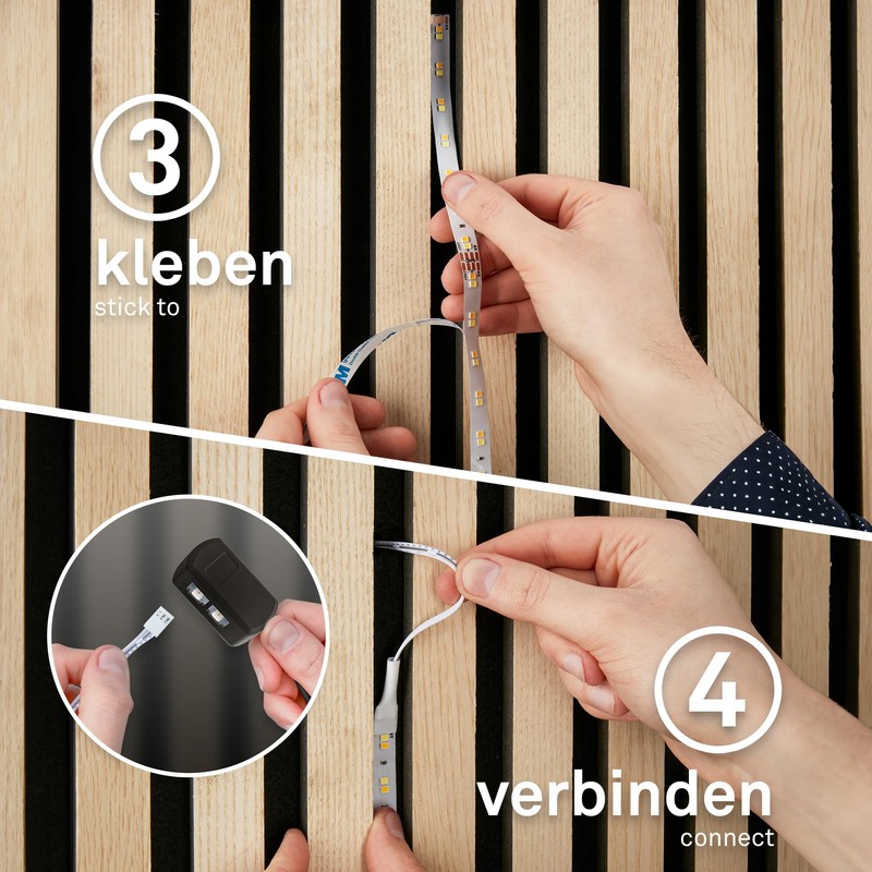BRILONER - your Panel LED Strip Starter Set, RGB Colourful