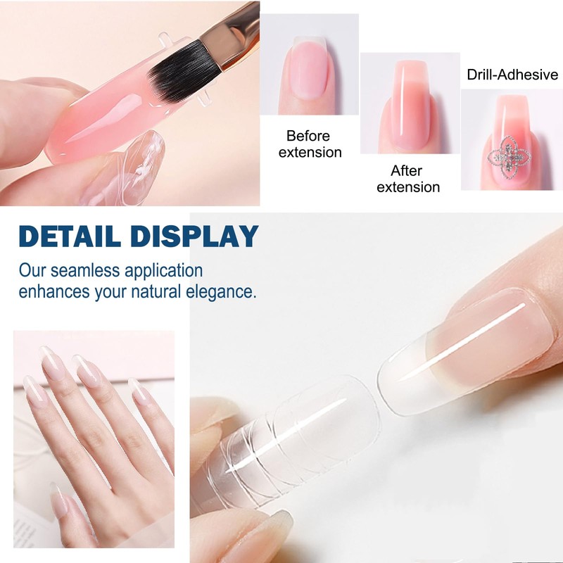 Clear Polygel Nail Builder Gel – Hard Gel for Nail