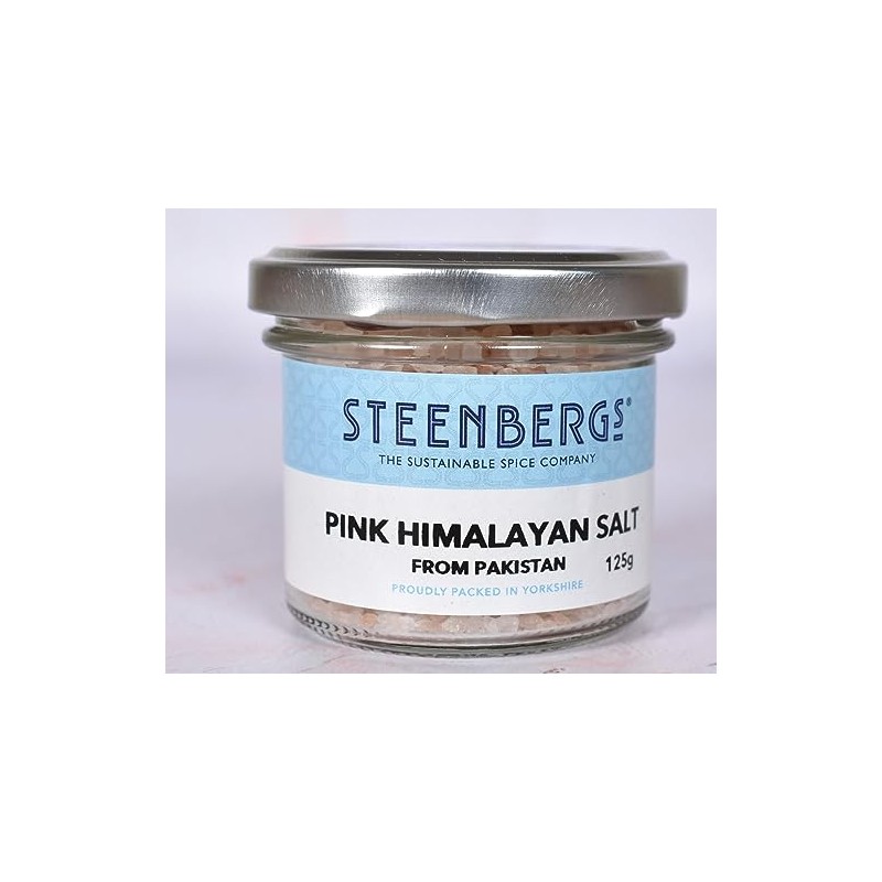 Steenbergs Himalayan Pink Salt - standard jar - 125g