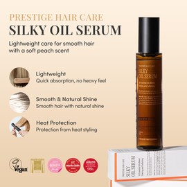 CURLYSHYLL Silky Oil Serum Lightweight Leave-In Hair Oil, Non-Greasy for Daily Use & Frizz Control, 70ml