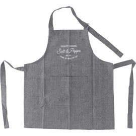 Fuji Boeki 71953 Apron, Width 18.9 x Thickness 0.08 x Height 21.1 inches (48 x 0.2 x 53.5 cm), Charcoal, Assistance Apron with Pocket