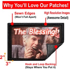 Uncle Lewis The Blessing Christmas Morale Patch | 2x3 Funny Tactical Christmas Patch by RedheadedTshirts | Christmas Vacation Patch for Your Tactical Gear, Plate Carrier Accessories, Backpack and hat