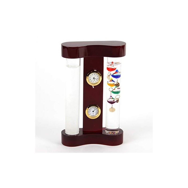 DIW Weather Monitor Galileo Thermometer & Storm Glass 18cm