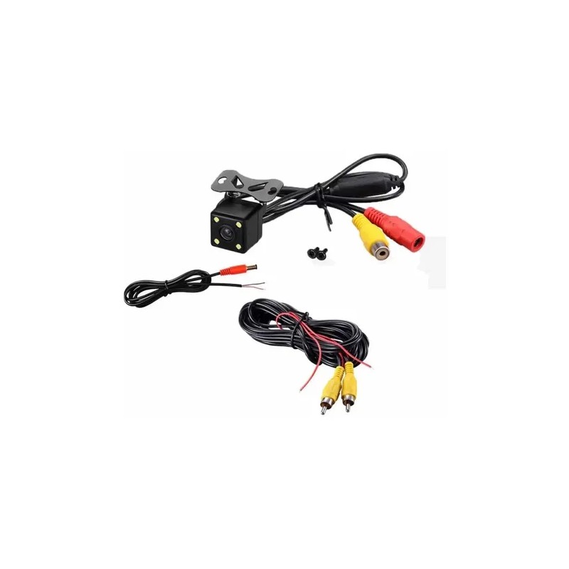 Cámara De Reversa Para Coche, 4 Leds Ajustable Impermeable