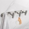 Vanloory Coat Hook Rack, Wall Mounted Rack with 4 Hooks,