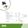 Amig - Security Lock for Window Mod.45 | Mortice Lock