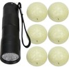 6PCS Golf Fluorescent Light Balls Night Practice Light Glowing Ball