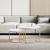 VEVOR Nesting Tables, Coffee Table Set of 2, 31.5 inch