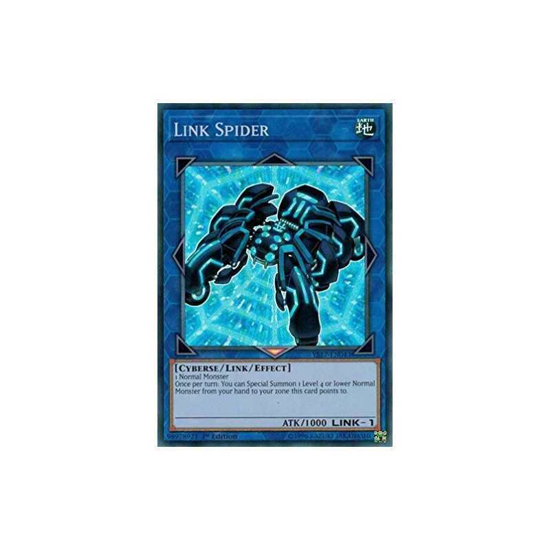 Link Spider - YS17-EN043 - Super Rare - 1st Edition