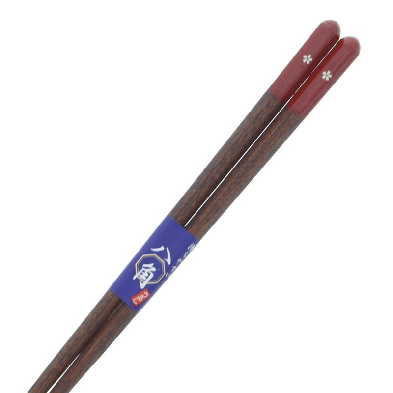 Ishida Japanese Chopsticks Octagonal Cherry Blossom Wooden (Natural Wood) Lacquer