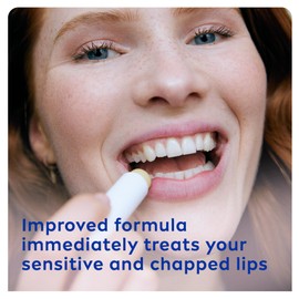 NIVEA Repair & Care Lip Balm SPF 15 (4.8g), Lip Care with Natural Origin Ingredients, Shea Butter, and Vitamins, Relieves Chapped Lips with 24h Moisture