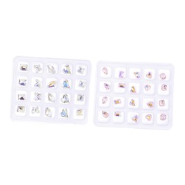 TOVINANNA 40Pcs Unique Nail Decor with Shiny Rhinestones for Crafts Nail Art Studs for DIY Manicure for Stunning Nail Designs and Creative Projects