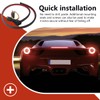 2025 Upgraded 40inch Car LED Rear 3rd Stop Brake Strip