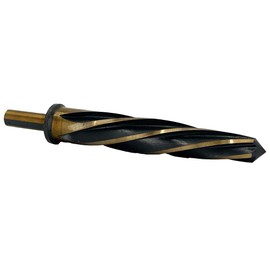 Drill America 7/16" Bridge/Construction Reamer, Black and Gold Finish, KFD Series