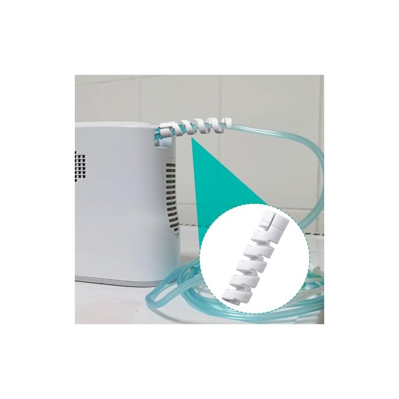20pcs Oxygen Tube Support Crimp Straighteners for Cannulas