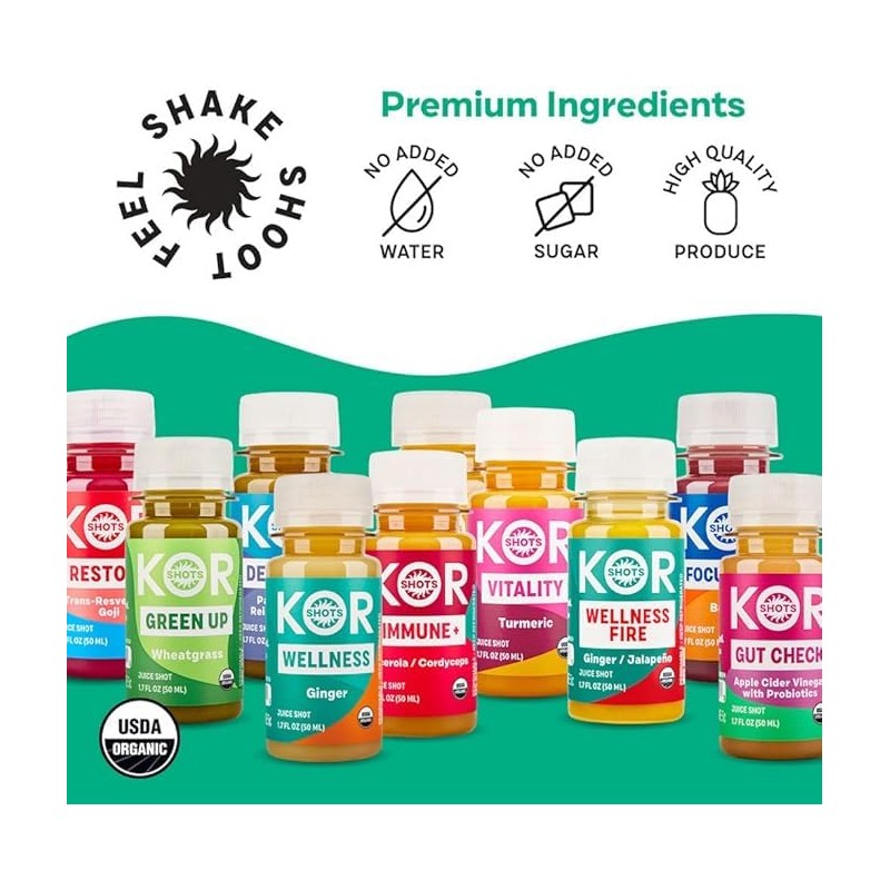 Kor Shot Elderberry and Zinc Shot - 24 Pack x