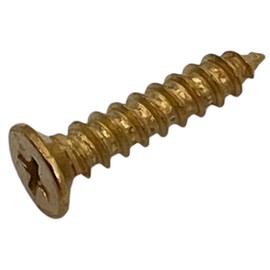 Alkan Wood Screws Brass Plated Countersunk Head Phillips 500-Piece Diameter 4-8 mm Versatile