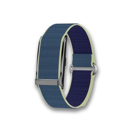 Booster Smart Bracelet, Wearable Activity & Fitness Tracker Band, 24H Sleep Tracker, All-Day Continuous Heart Rate Blood Pressure Stress HRV Monitor, 120+ Sport Modes Smart Wristband, Textile Navy