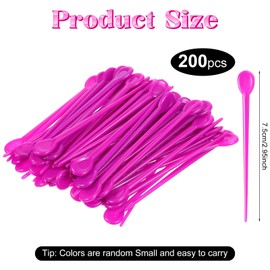 200 Pcs Brush Hair Roller Pick Plastic Hair Roller Locking Tools Curler Pin Rod Crochet Accessories Curler Rollers Pin Hairs Rollers Locking Tools for Women Girls Curling Styling (Random Color)