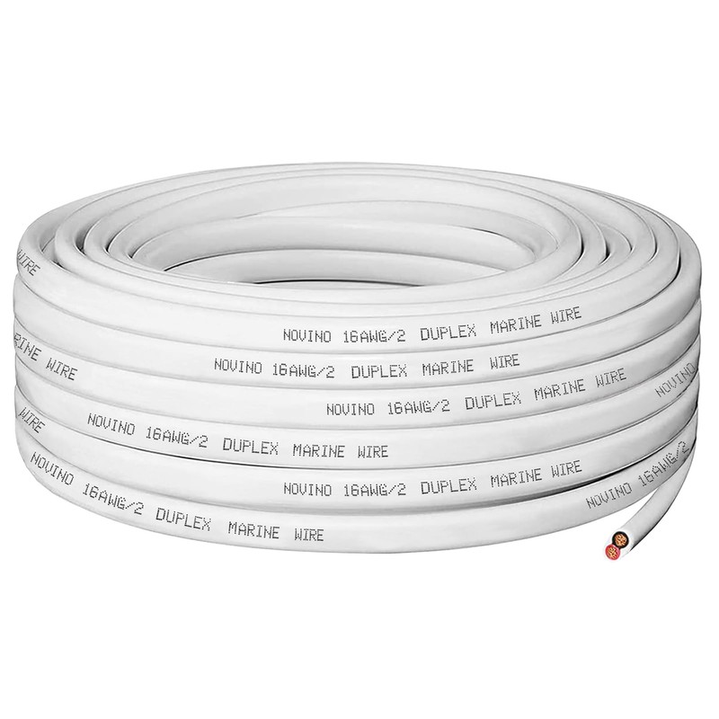 16 Gauge Marine Wire 16 AWG Duplex Marine Grade Wire,50ft