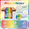 Pride Rainbow Table Runner, Linen, Durable, Colorful, 180x33 cm, Multi-Purpose