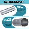 Tandefio 8 PCS Top Rail Sleeve Galvanized Steel Chain Link