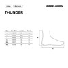 REBELHORN Thunder Wasserdicht Regenschutz für Motorradstiefel Rutschfeste Sohle Elastische Bänder