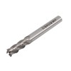 uxcell 1/4" x 1/4" 4 Flute Straight Shank HSS Spiral