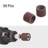 QUARKZMAN Pack of 50 Sanding Drums 1/2 Inch Mini Sanding