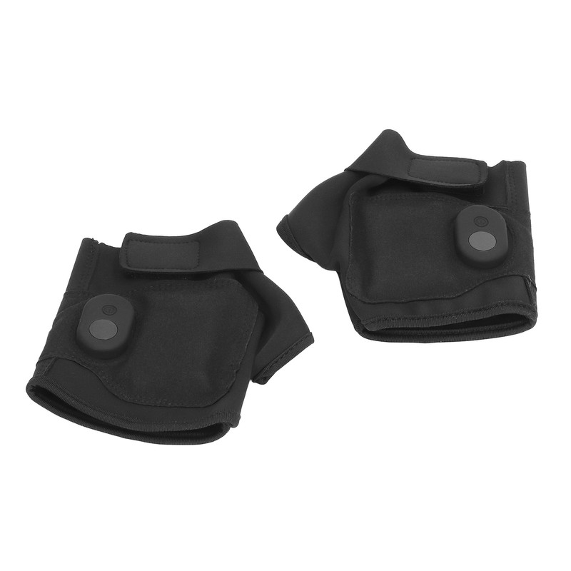 One Pair Heated Fingerless Gloves Polyurethane Fiber USB Non Slip