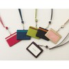 Sekisei BP-5703-68 ID Card Holder with Reel Black Orange Bell