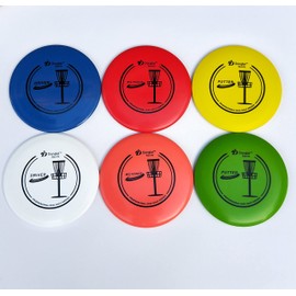 DDonglai Disc Golf Starter Set with 2pcs Driver, 2pcs Mid-Range, 2pcs Putter, 1pc Mini Marker and Towel