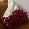 Crochet Bouquet of Flowers, DIY Handmade Rose Blanket, Rose Bouquet