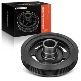 A-Premium Engine Harmonic Balancer Crankshaft Pulley Compatible with Honda Civic 2012-2015, HR-V HRV 2016-2020, 1.8L, Replace# 13810R1AA01, 13810R1AA02