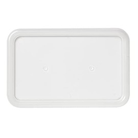School Smart Sturdy Plastic Storage Tray Lid, Multifunctional Design for Classroom, Home, and More, Standard Size, Translucent