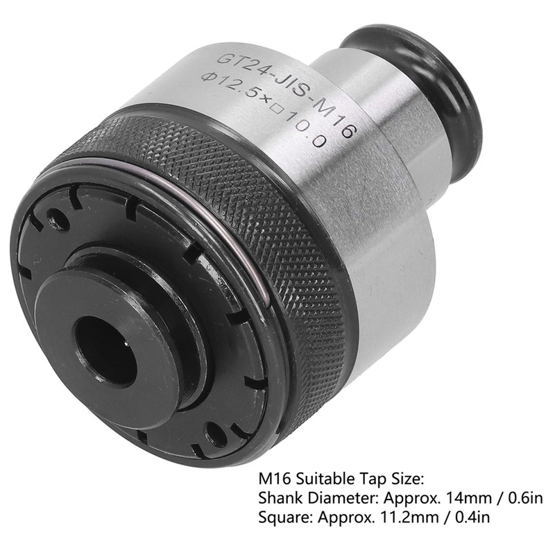 Tapping Collet Chuck Holder Overload Protection Adjustable Torsion QuickChange GT24JISM16