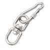 Hamineler 2Pcs M8 304-Stainless Steel Swivel Ring Double Ended Swivel