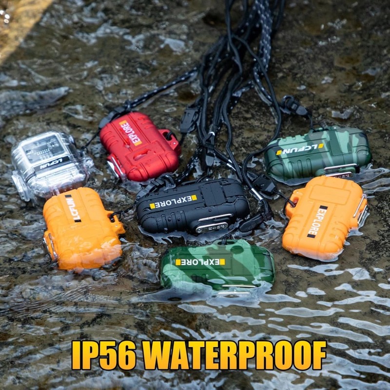Outdoor Adventure Essential: LcFun Waterproof USB Rechargeable Windproof Lighter
