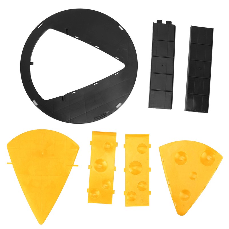 Slip Lid Mouse Trap Automatic Reset Reusable Cheese Shape Detachable