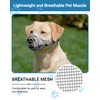 Dog Muzzle 2 Pack, Soft Mesh Breathable Muzzles for Small