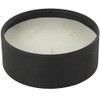 Deco 79 Metal Decorative Candle Creamy Vanilla Swirl Scented Textured