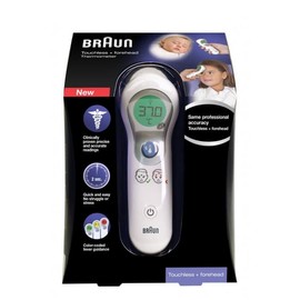 Braun Buy Braun Touchless + Forehead Thermometer BNT400 Online | Chempro Chemists
