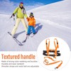 Kids Ski Safety Strap Nylon Plastic Adjustable Ski Training Belt