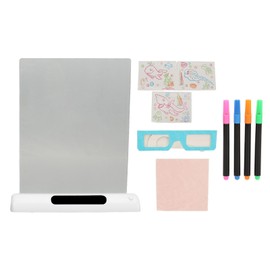 3D Luminous Drawing Board Shark Type 3D Luminous Magic Drawing Pad Children Fun Drawing Board